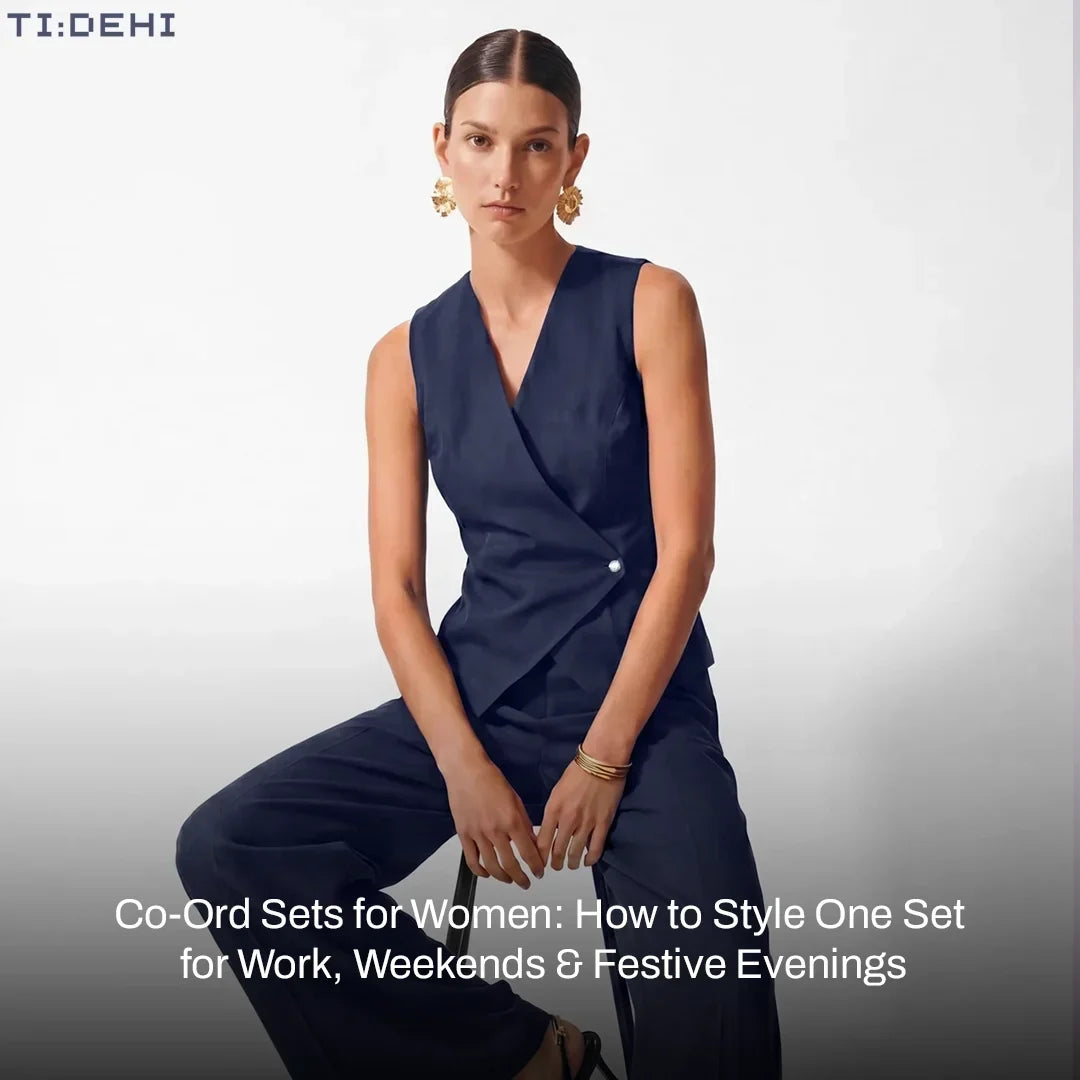 Co-Ord Sets for Women: How to Style One Set for Work, Weekends & Festive Evenings