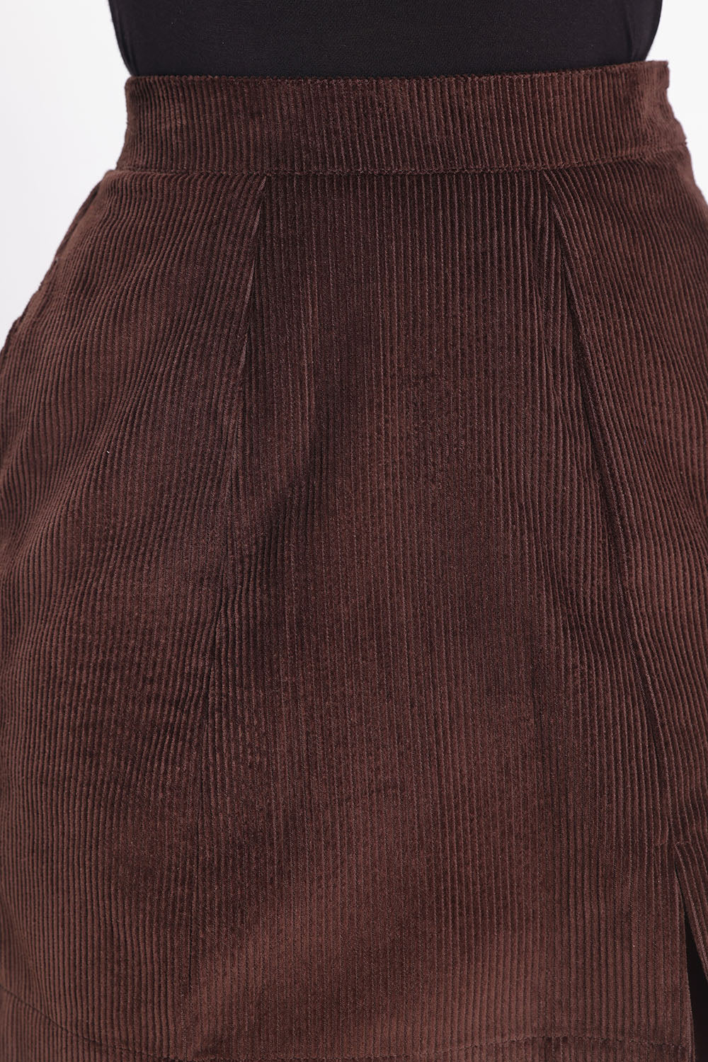 Córd Mini Skirt - Brown