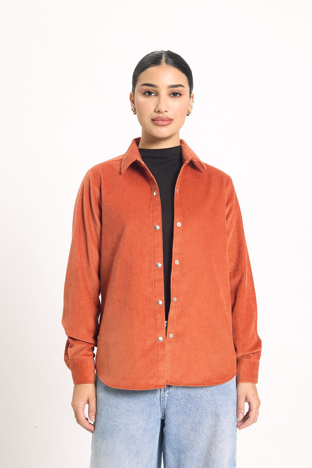Córd Shirt - Rust Orange