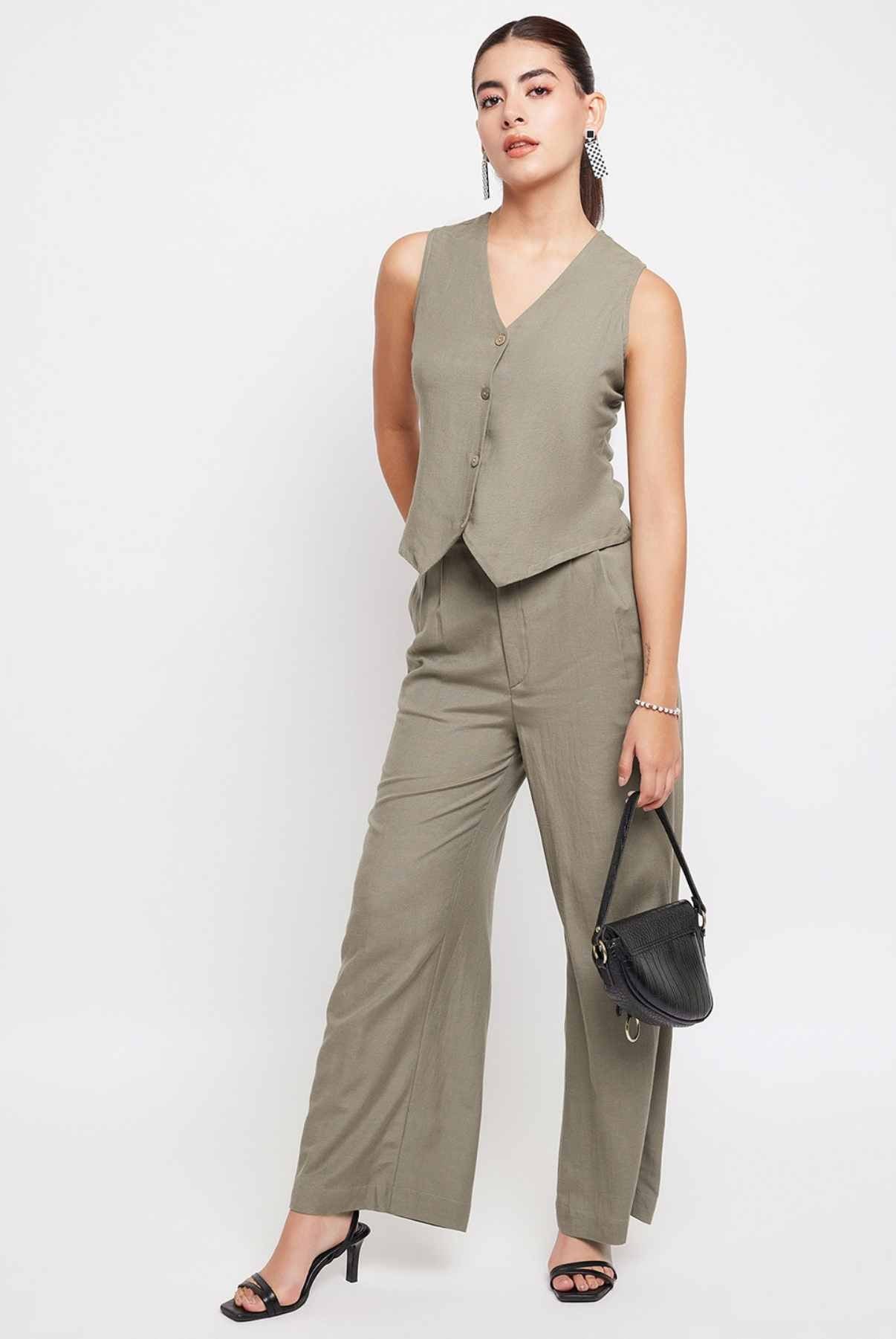 Girth High Waisted Pants | Navy