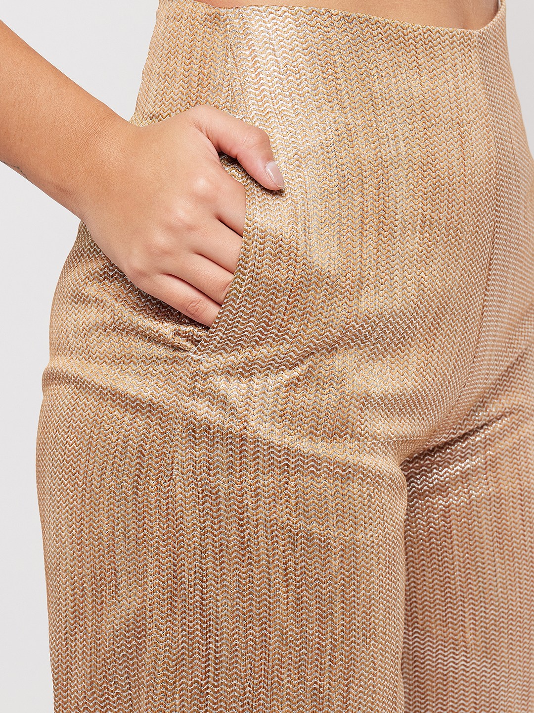 Irine Pants | Silk Gold