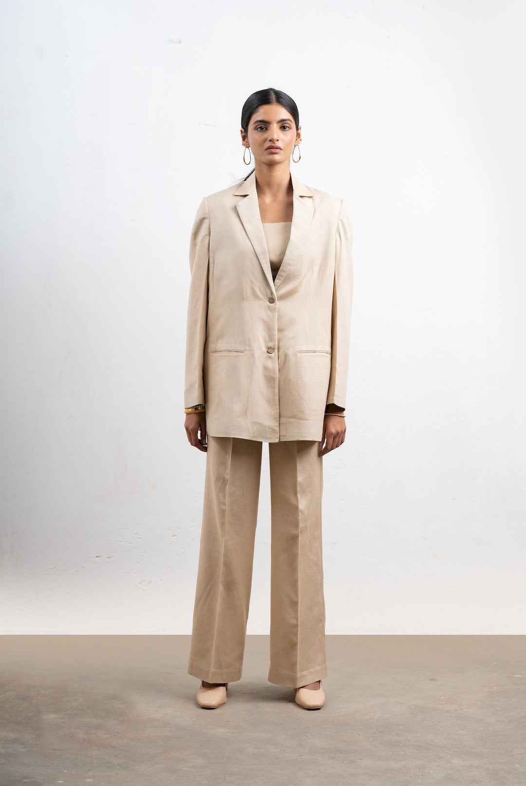 Brion Blazer Set | Beige