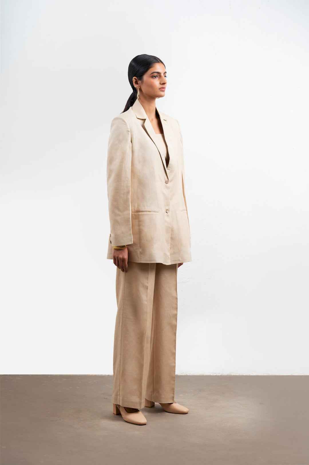 Brion Blazer Set | Beige