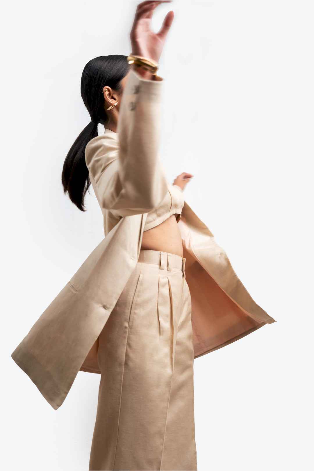 Brion Blazer Set | Beige