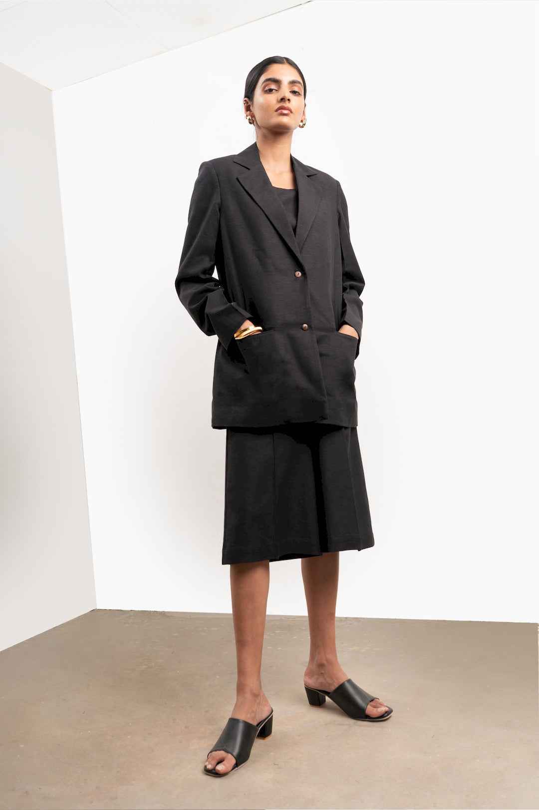 Brion Blazer Set | Black