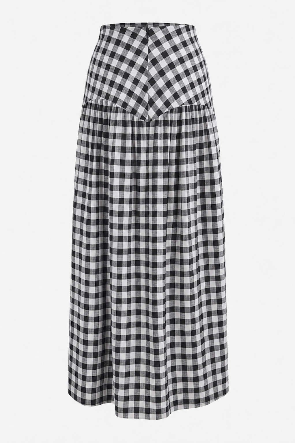 Cinch Skirt - Black Check