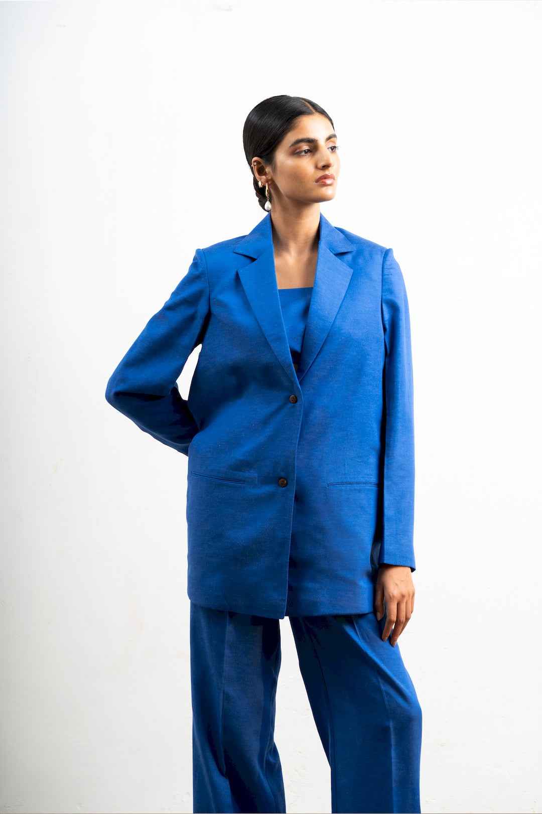 Brion Blazer Set | Blue