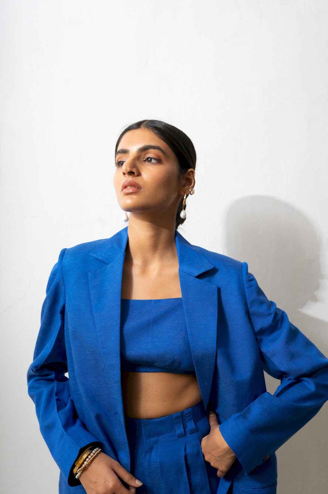 Brion Blazer Set | Blue