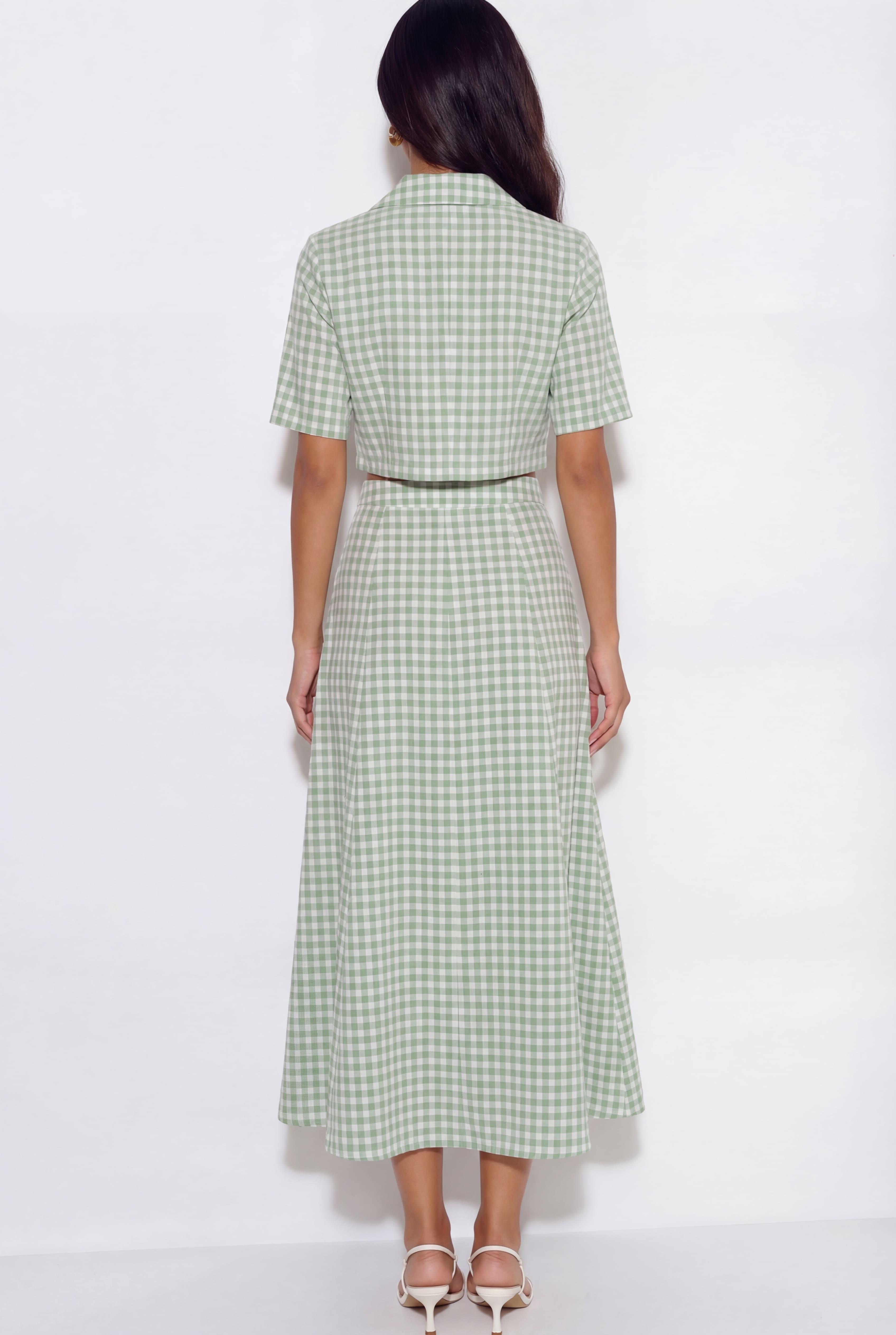 Clover Skirt Coord- Green