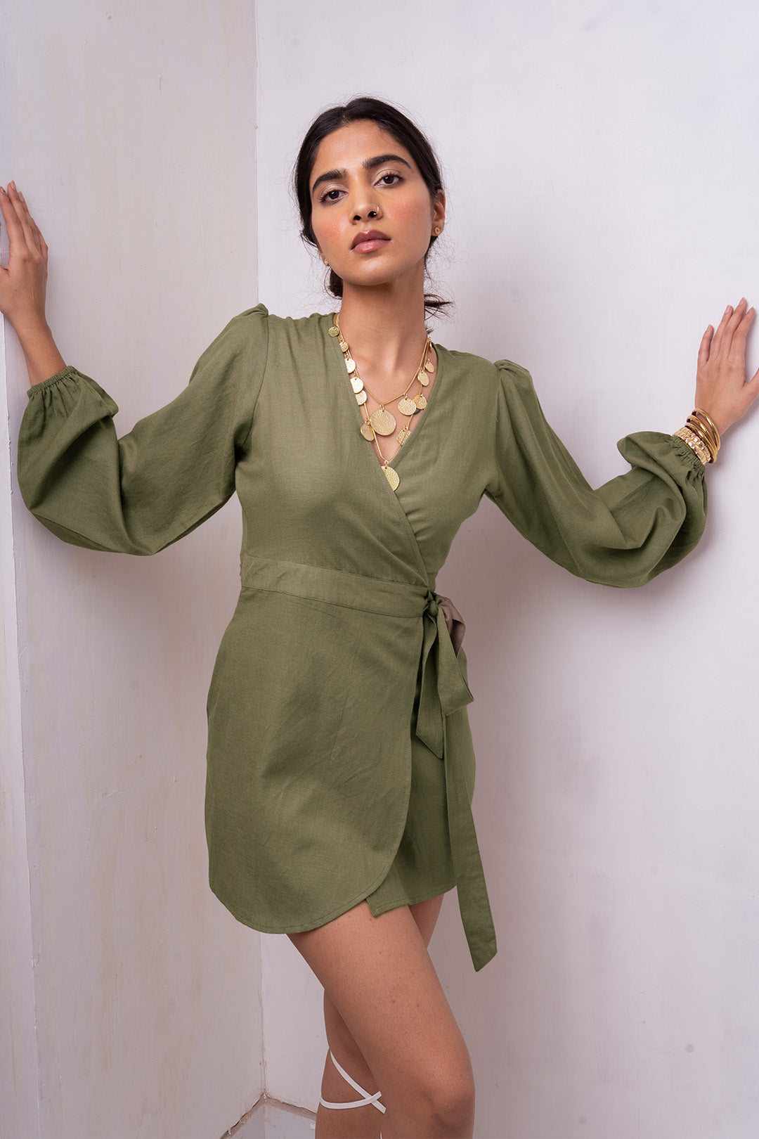 Leiya Dress | Olive