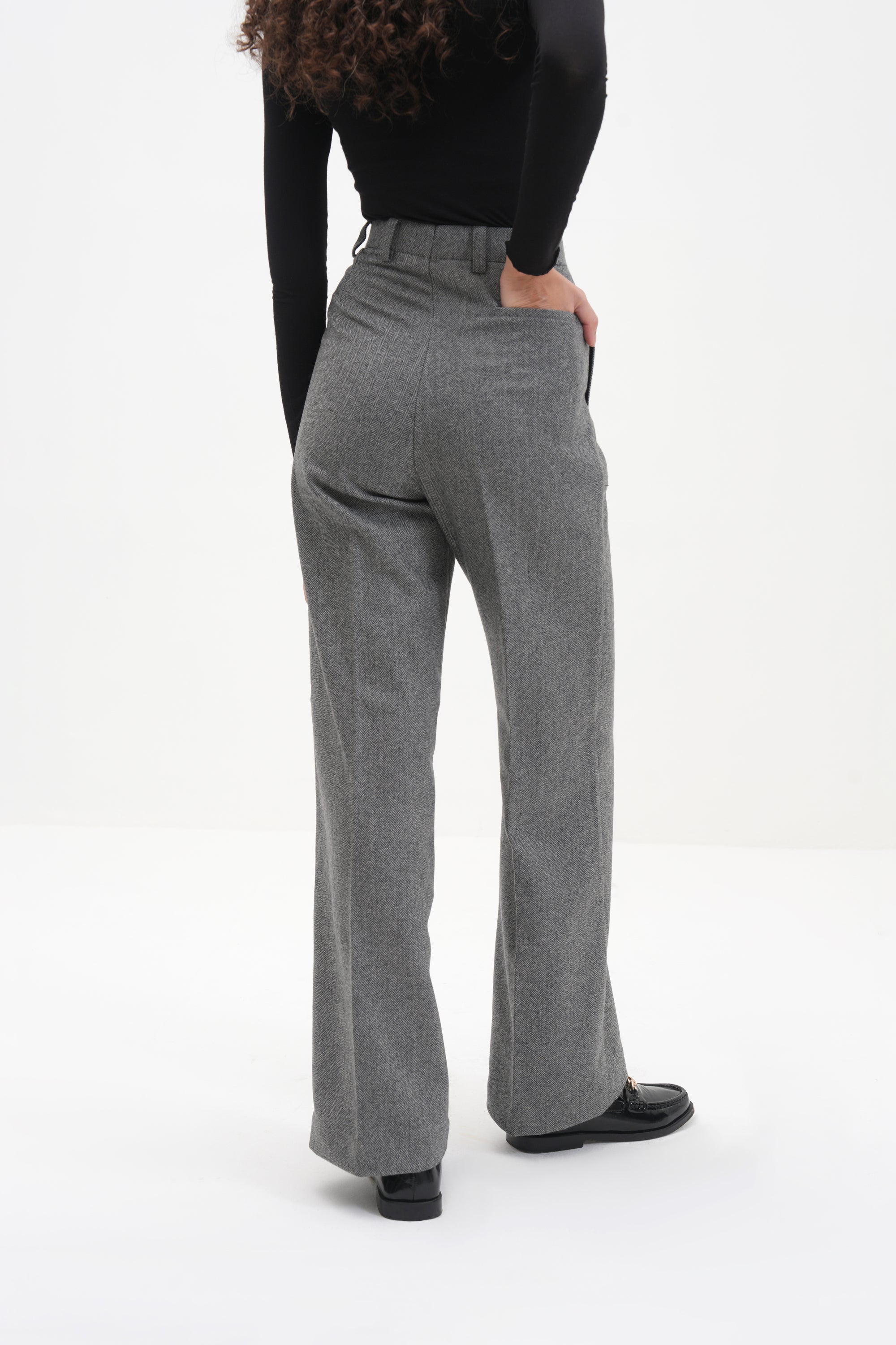 #Color_Grey Herringbone