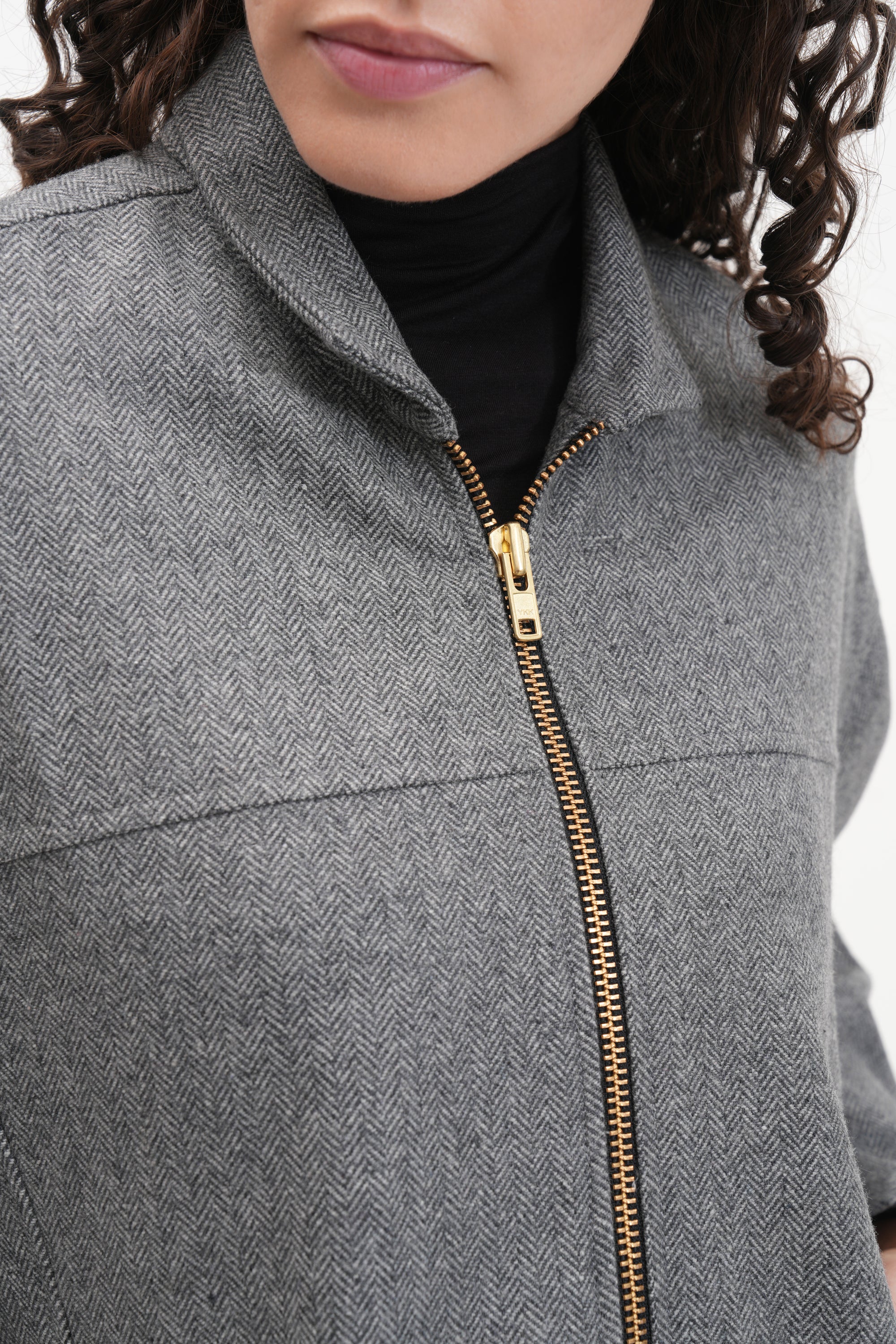 #Color_Grey Herringbone