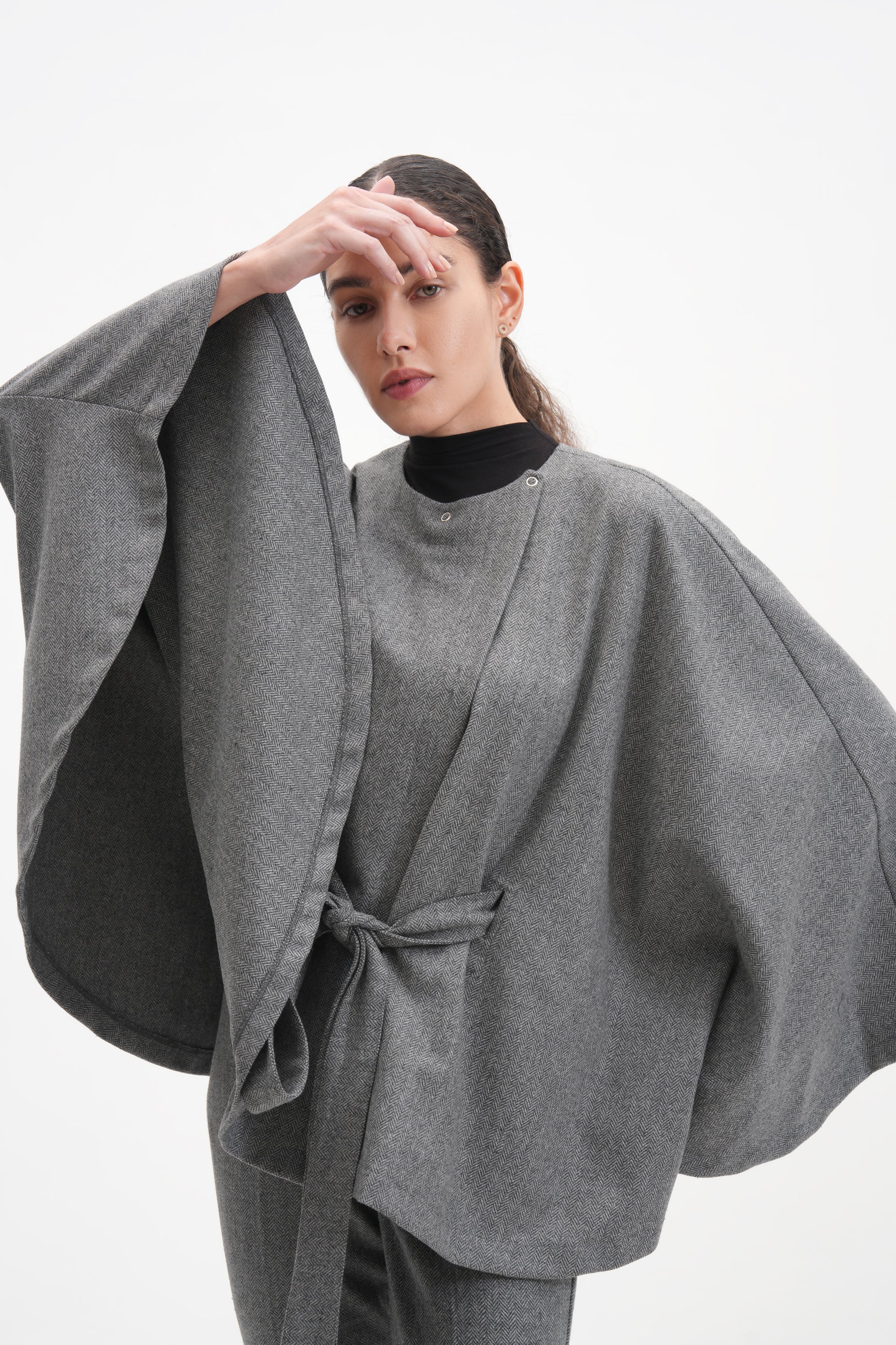 #Color_Grey Herringbone