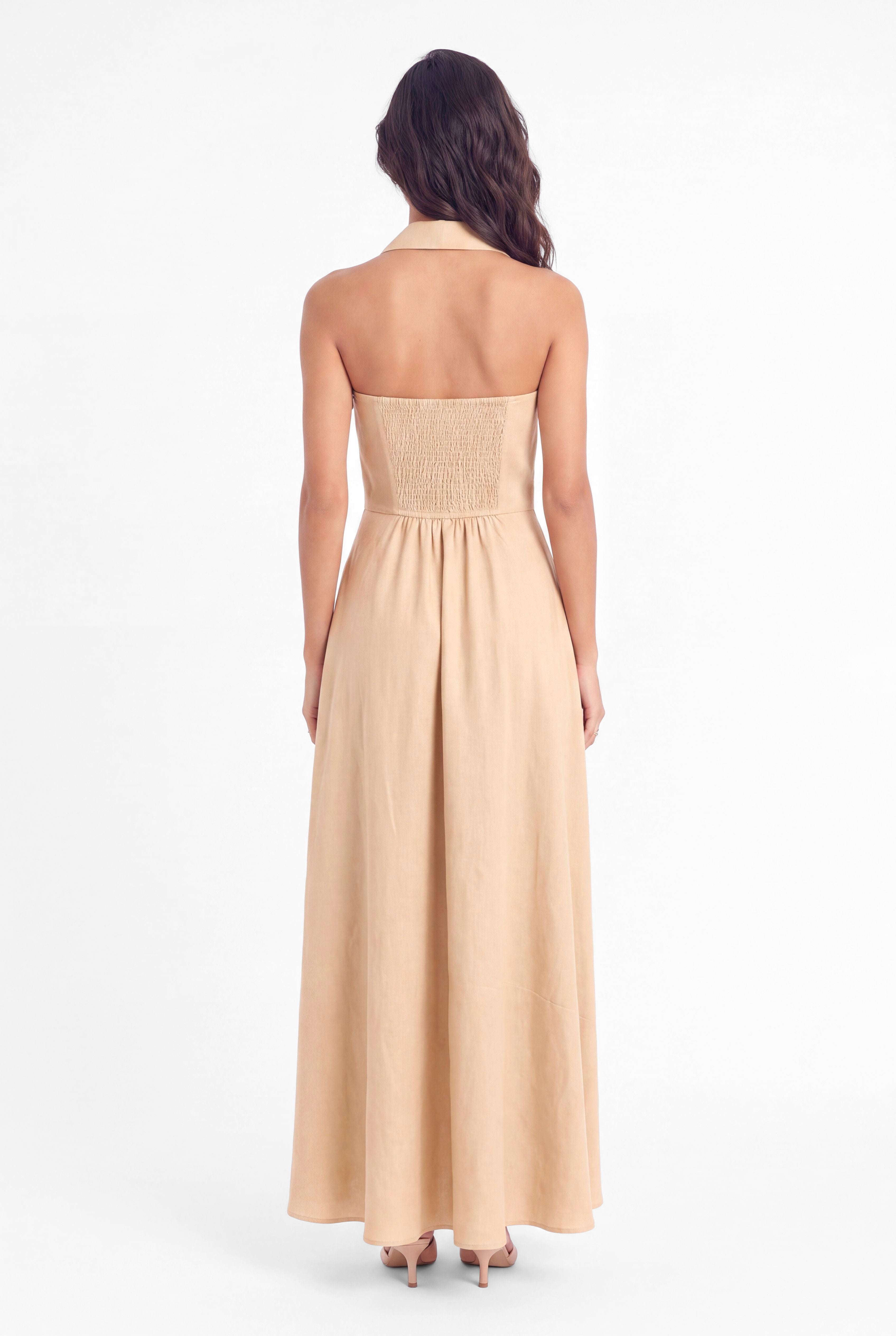 Mia Dress - Beige