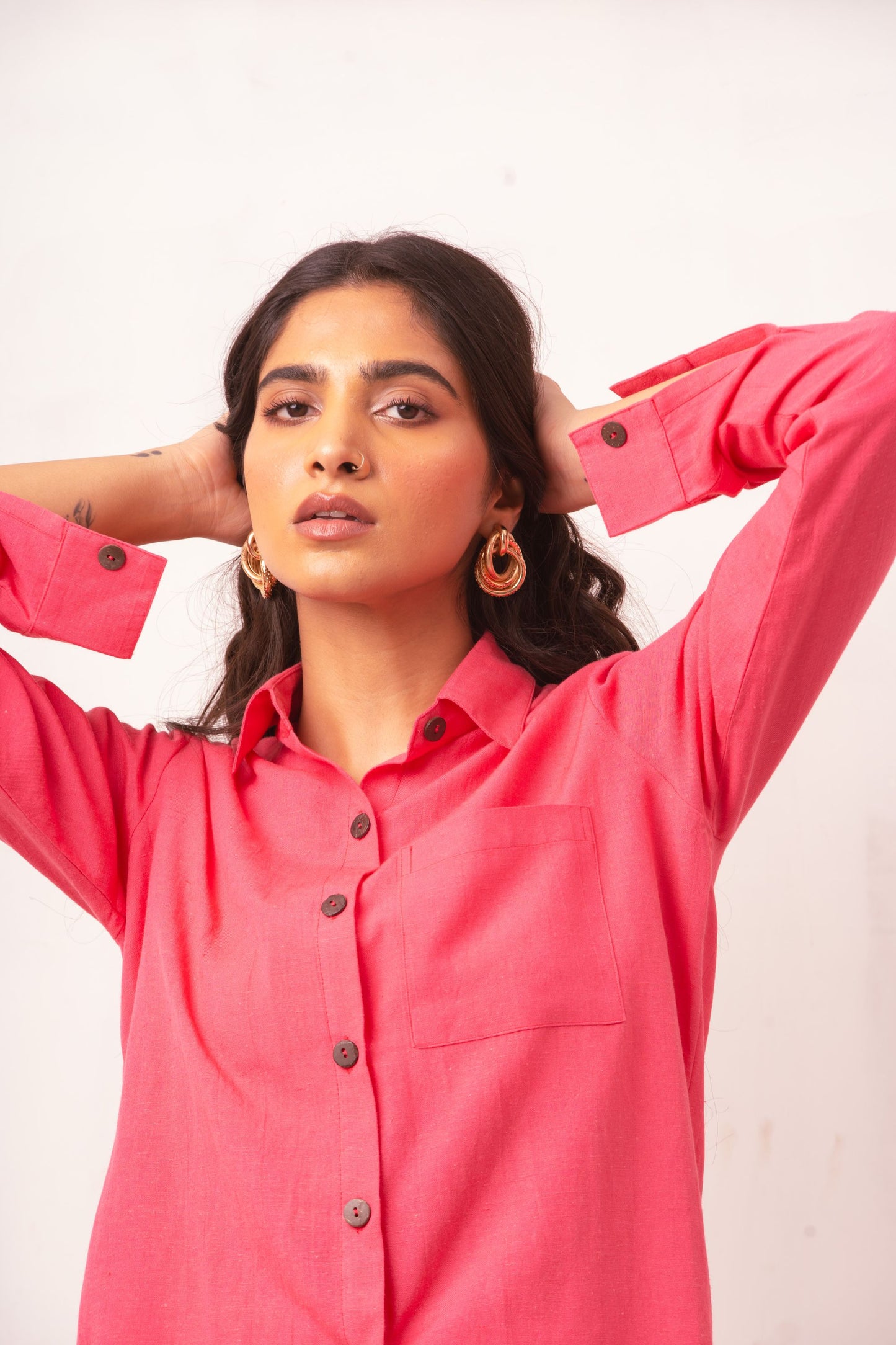 Enate Pink Shirt - Regular Fit