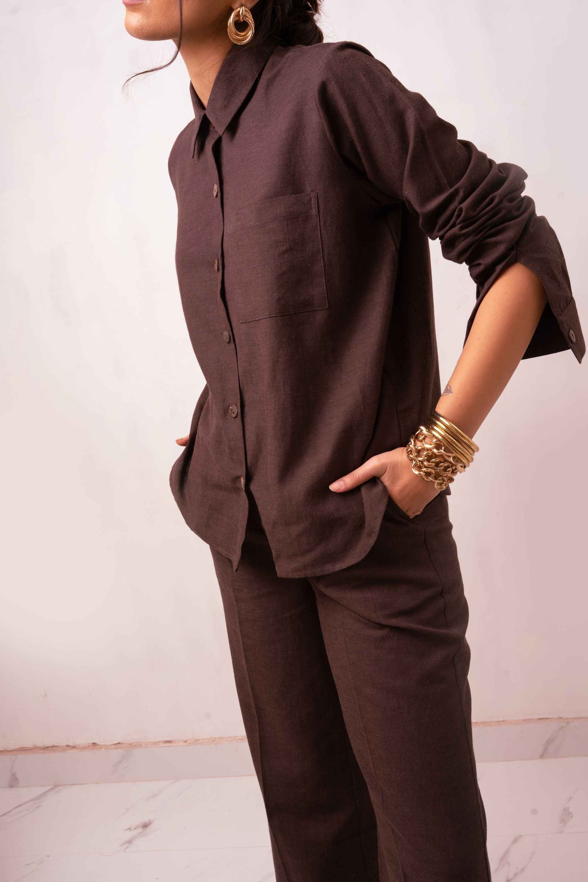 Enate Coffee Shirt - Regular Fit