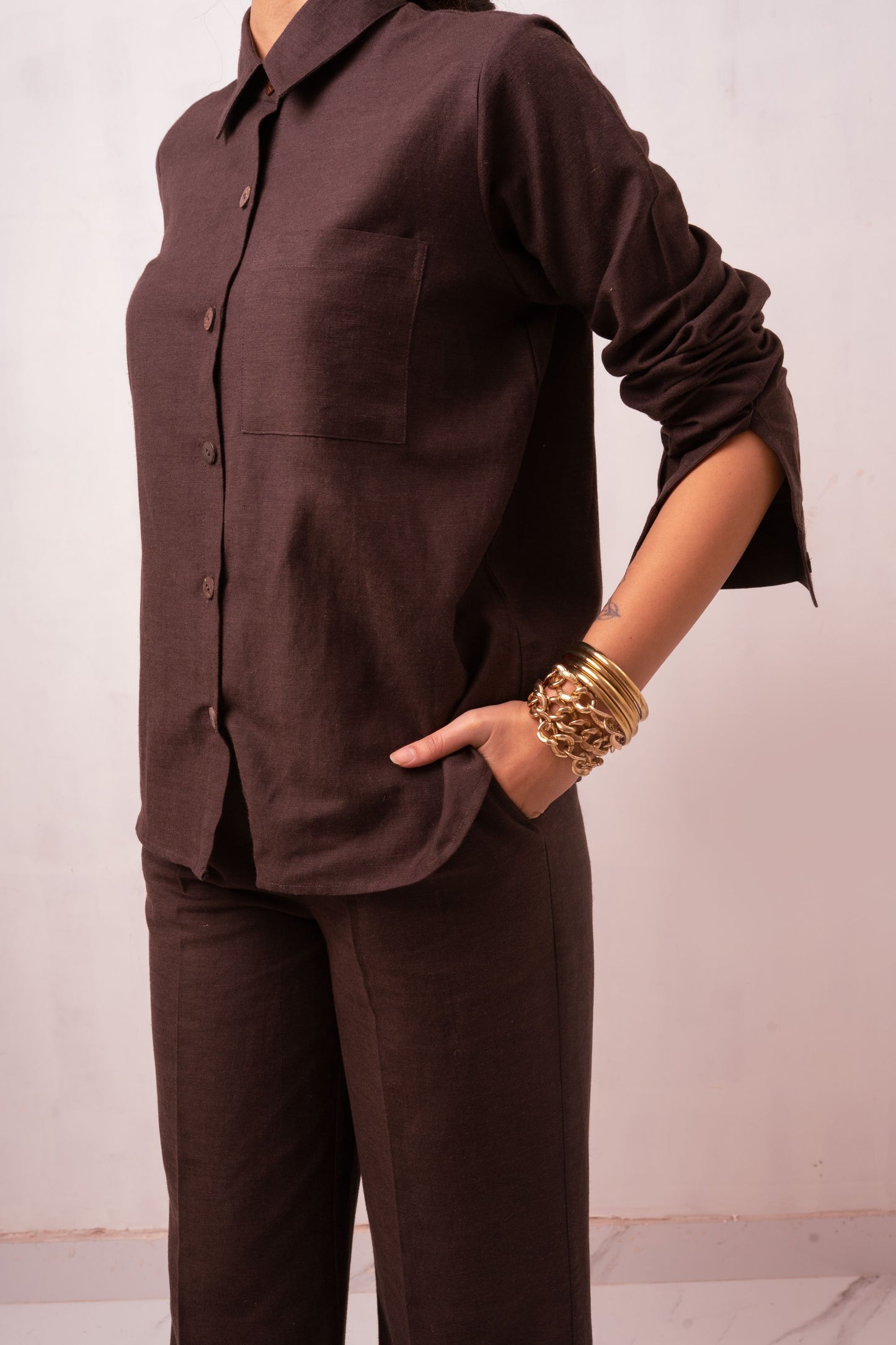 Enate Coffee Shirt - Regular Fit
