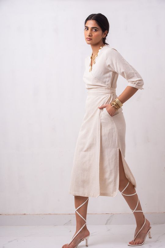 Selah Dress | Offwhite