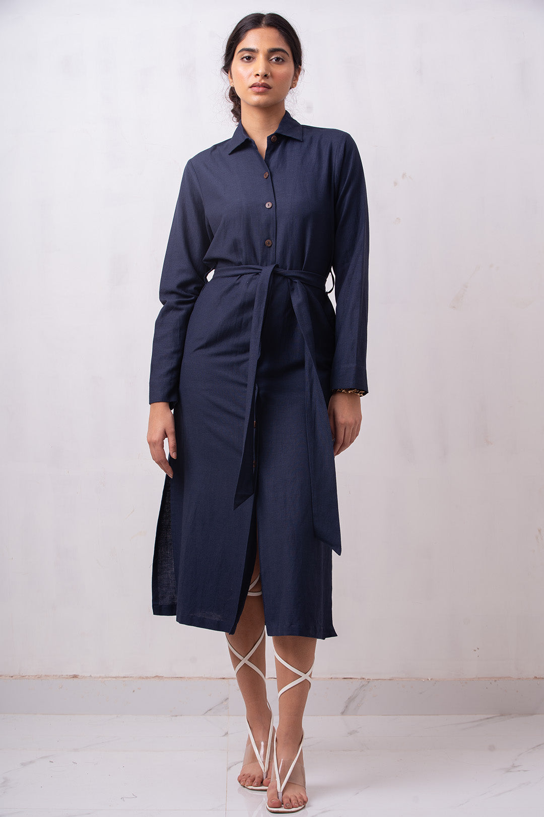 Gerny Shirt Dress | Navy