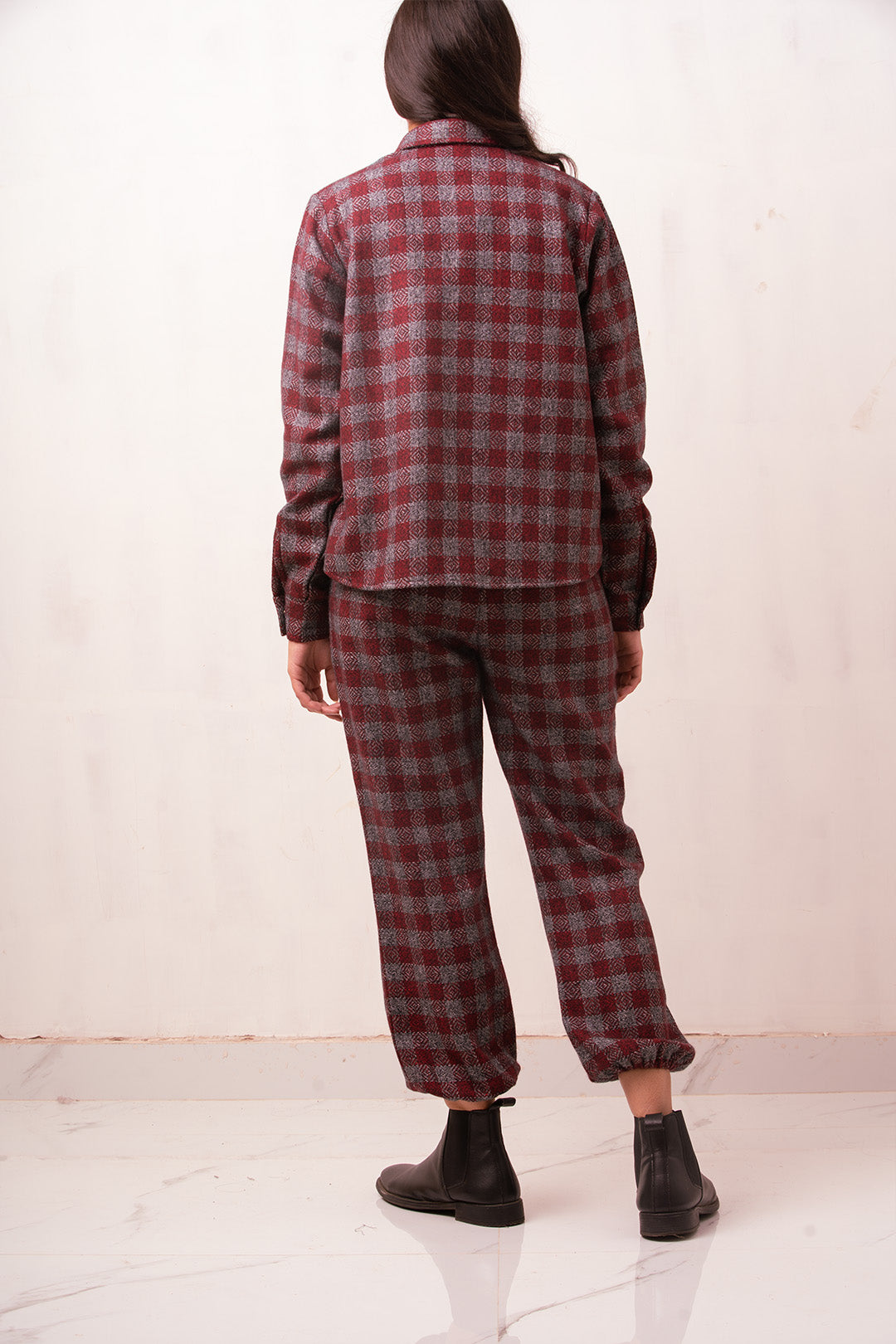 Enate Red Woolen Shirt