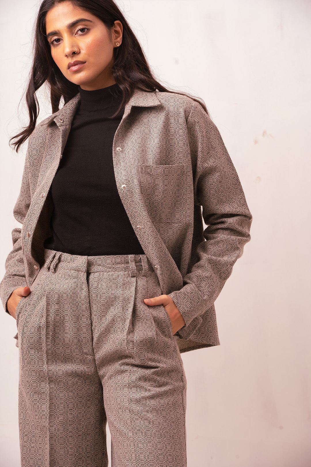 Enate Party Woolen Shirt
