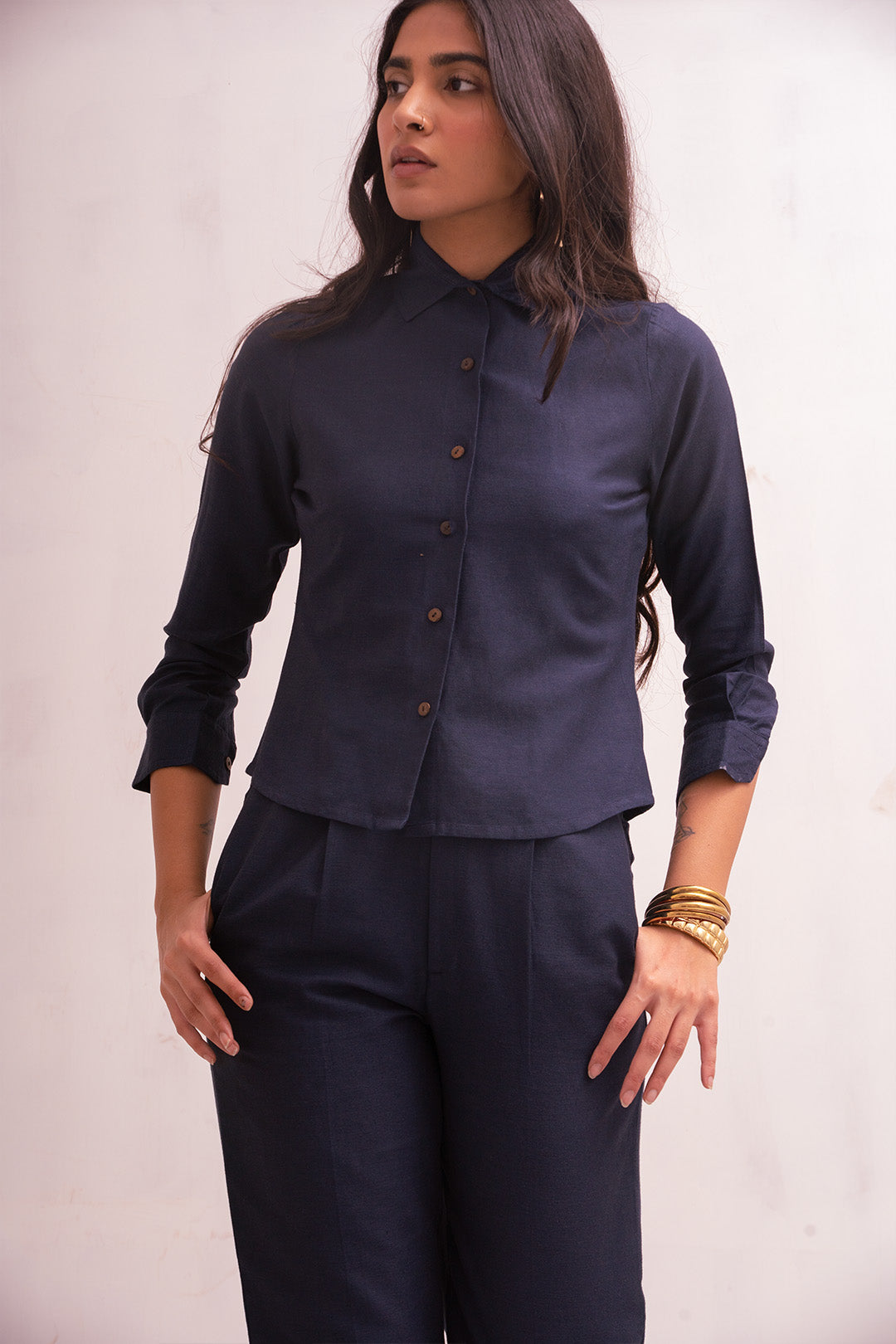 Zoro Navy Shirt - Fitted