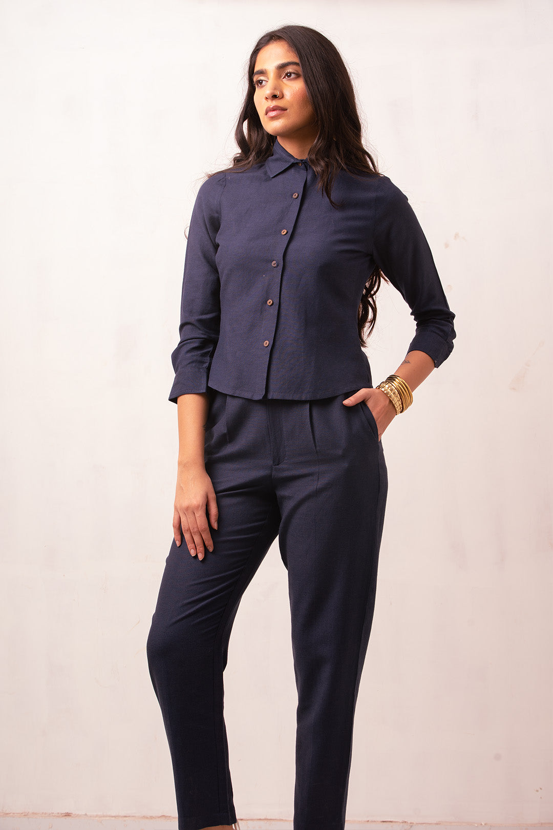 Zoro Navy Shirt - Fitted