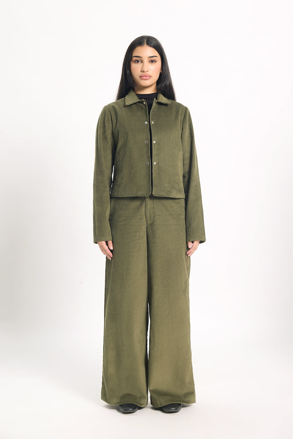 Córd Jacket Coord - Olive