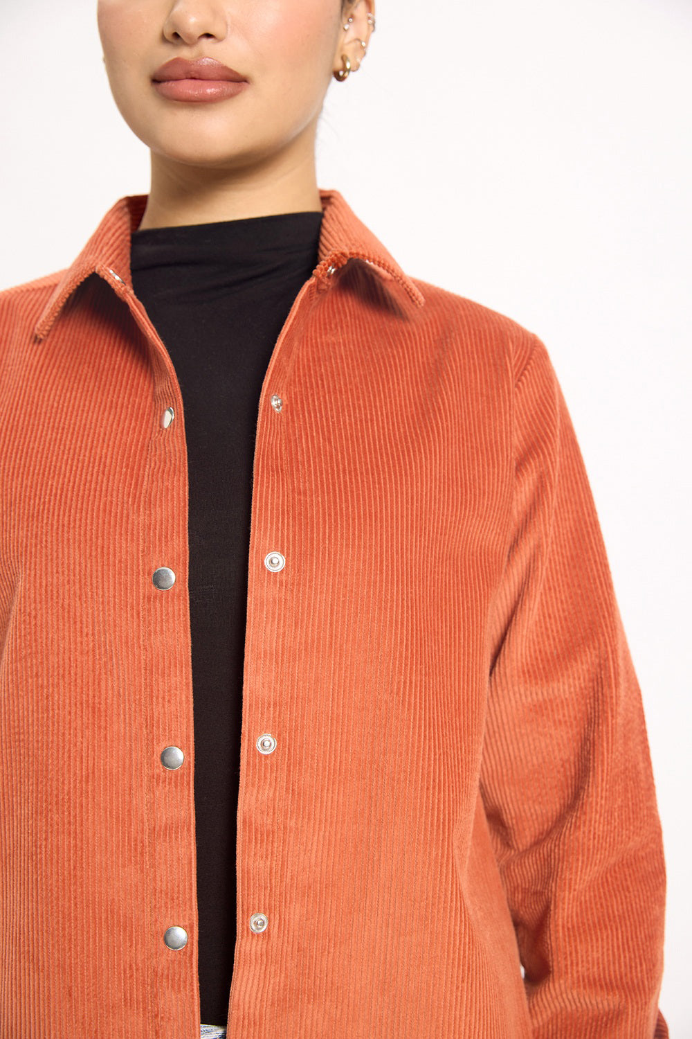 Córd Shirt - Rust Orange