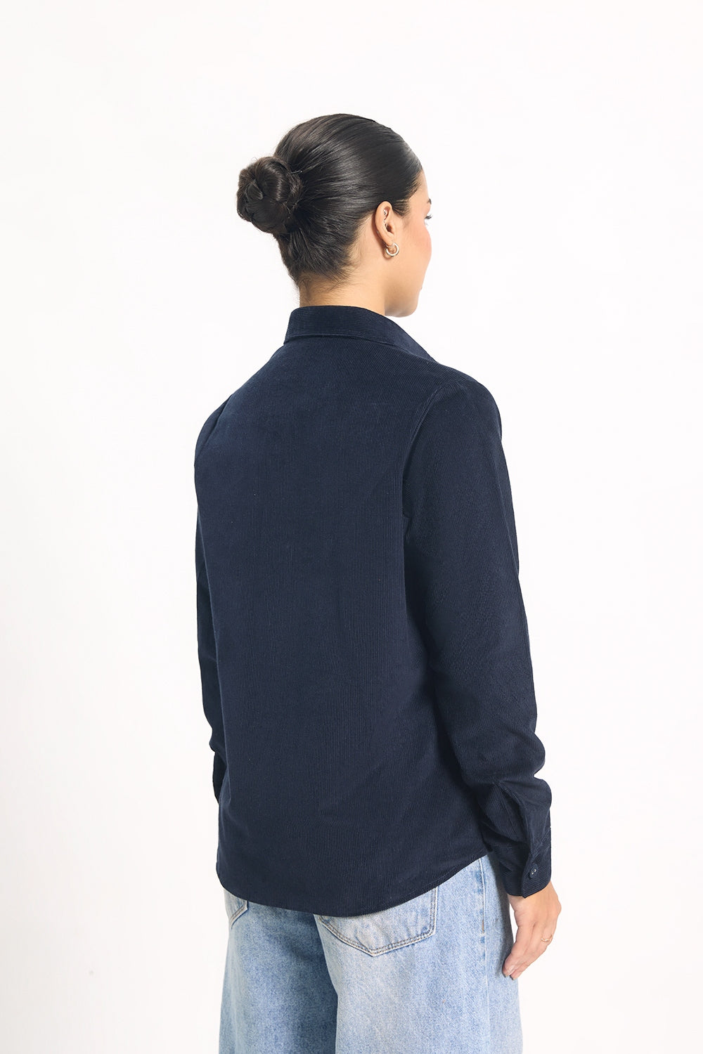 Córd Shirt - Chalk Navy