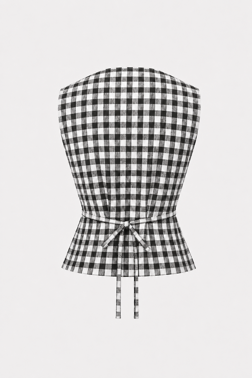 Ivy Waistcoat - Black Check