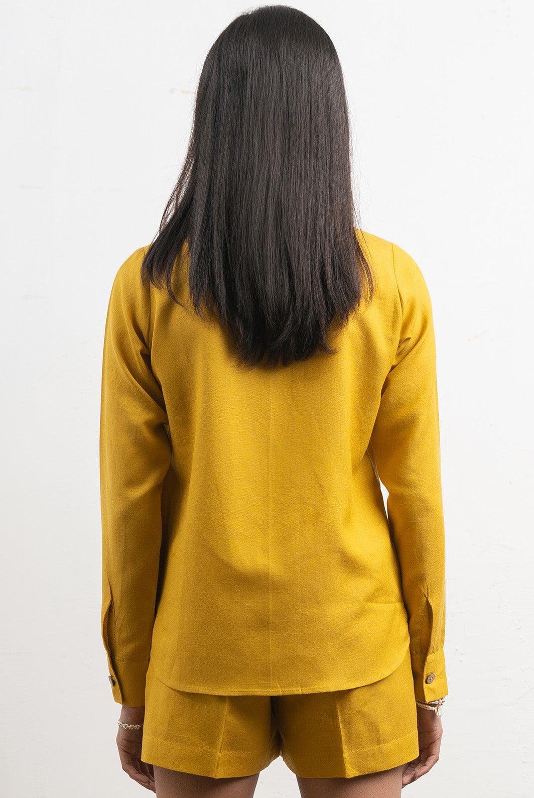 Enate Regular Shirt | Mustard