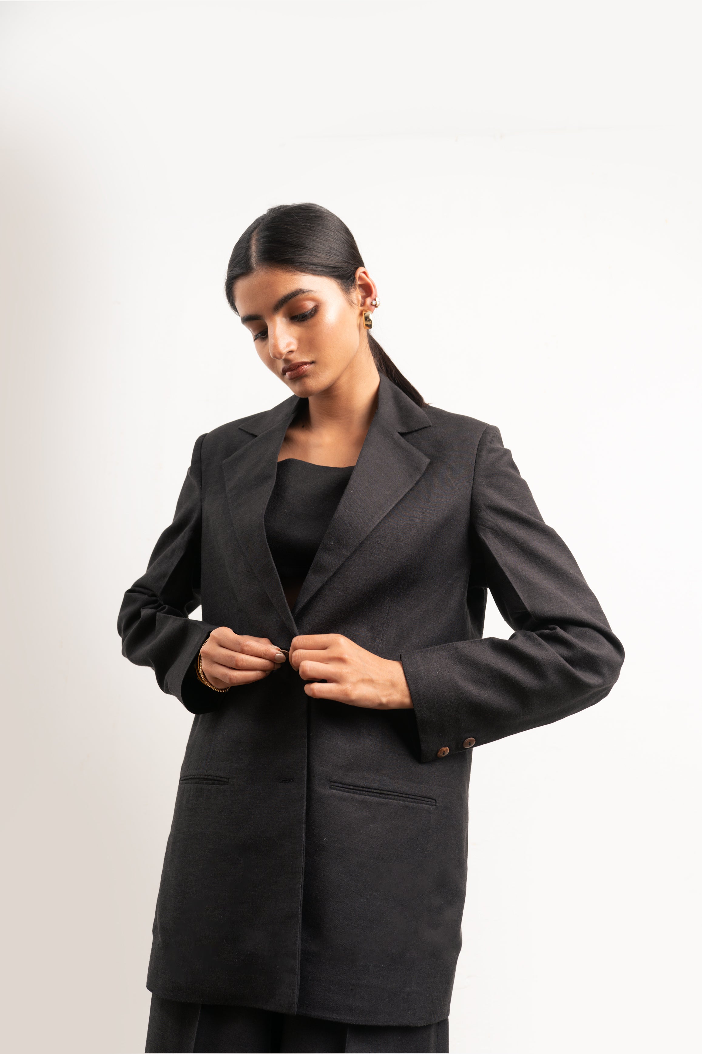 Brion Blazer Set | Black