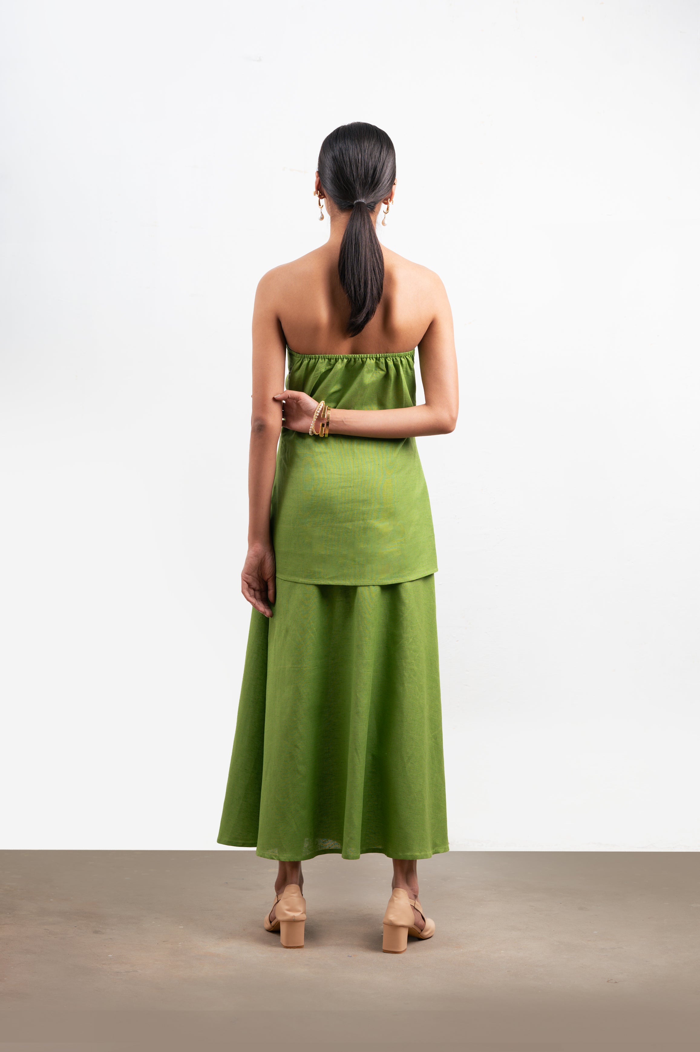 Silene Tube Top | Green