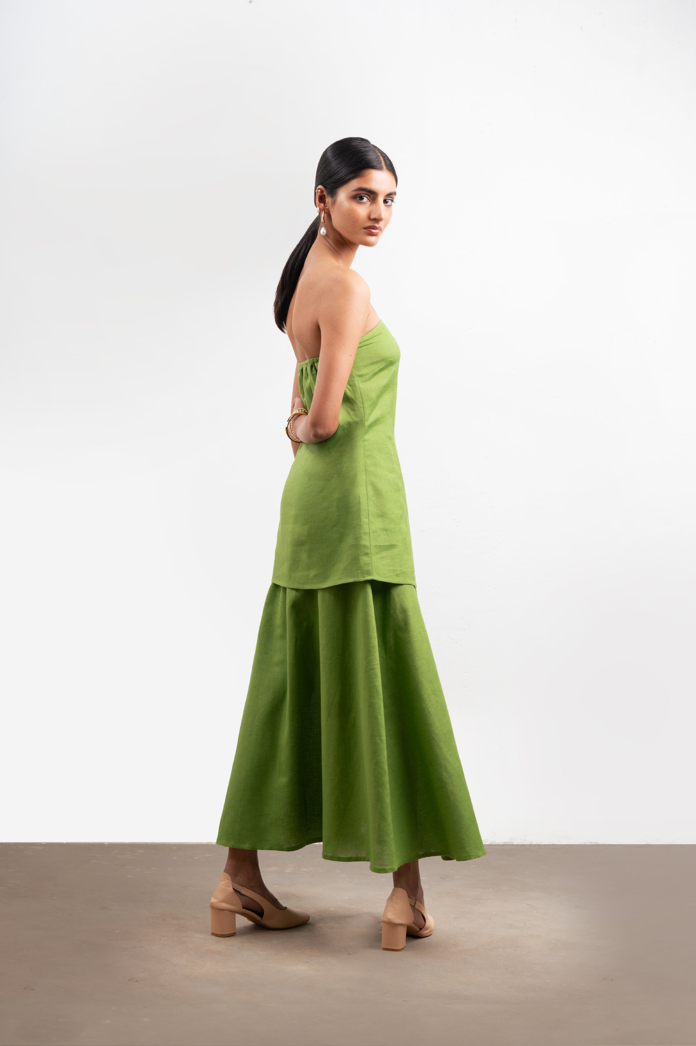 Silene Tube Top | Green