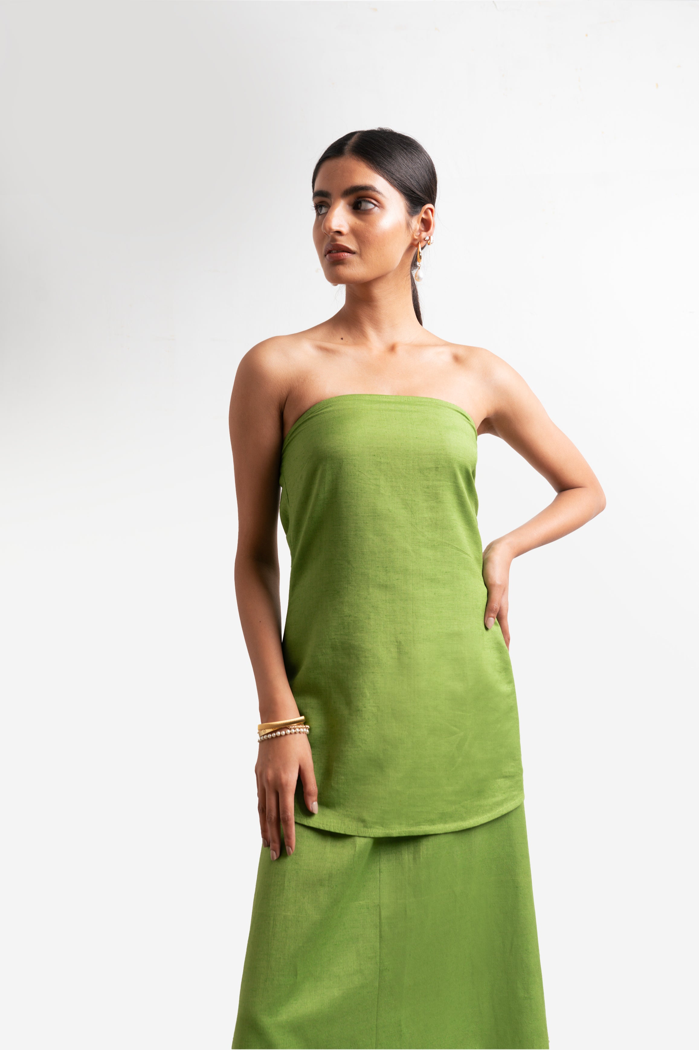 Silene Tube Top | Green