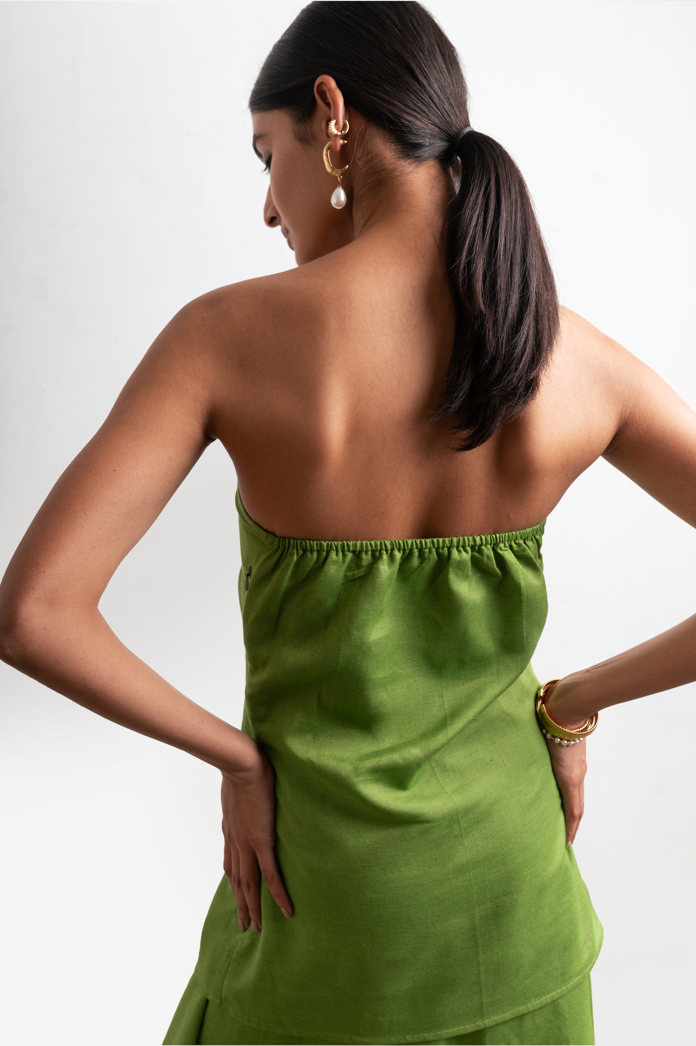 Silene Tube Top | Green