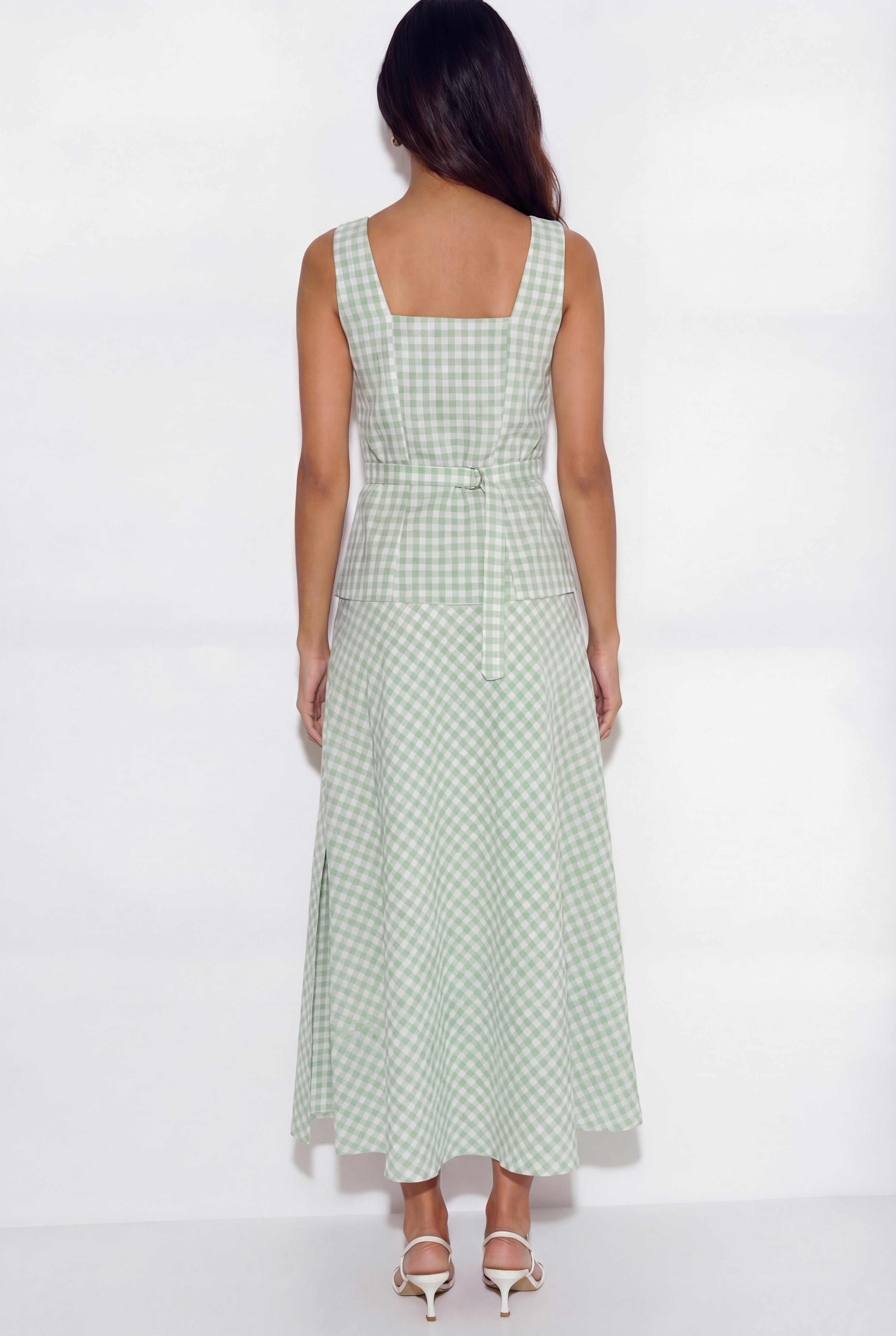 Muse Gingham Coord - Green