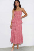 Play Gingham Coord - Red