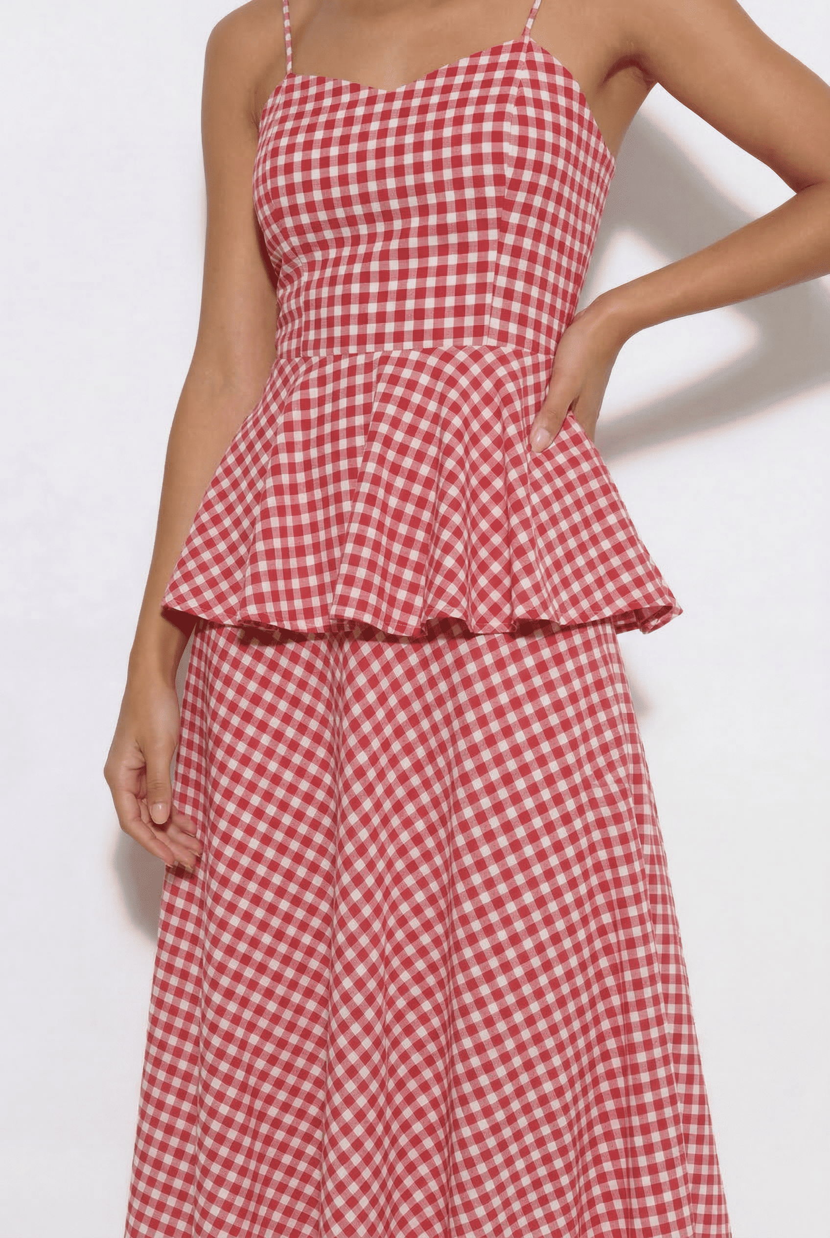 Play Gingham Coord- Red
