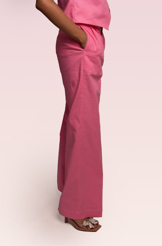 Girth High Waisted Pants | Pink