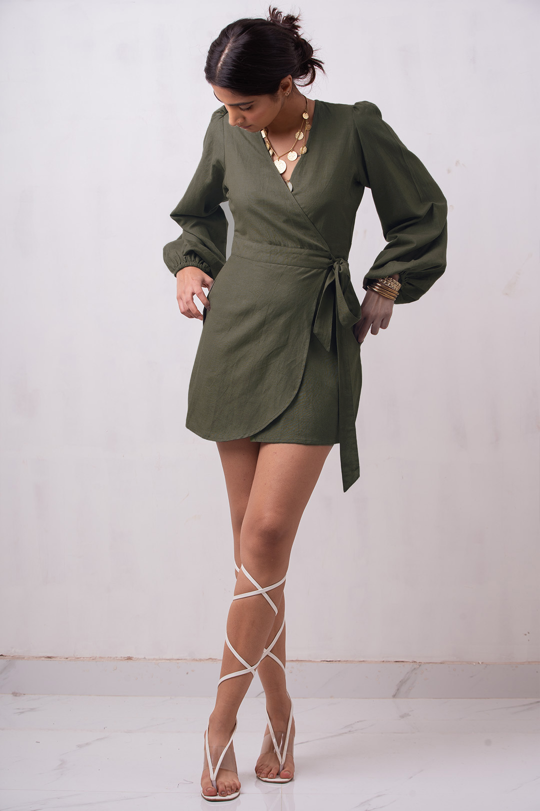 Leiya Dress | Olive