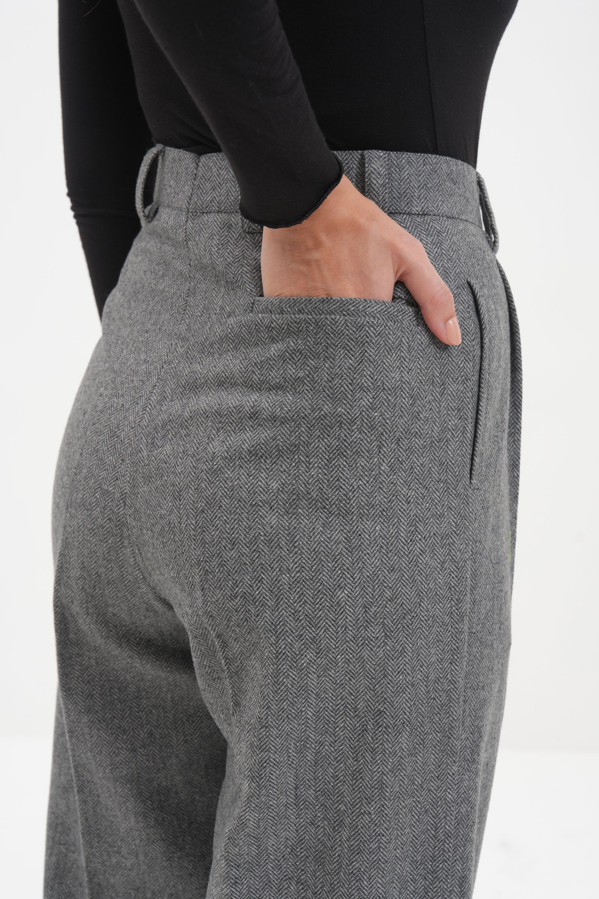 #Color_Grey Herringbone