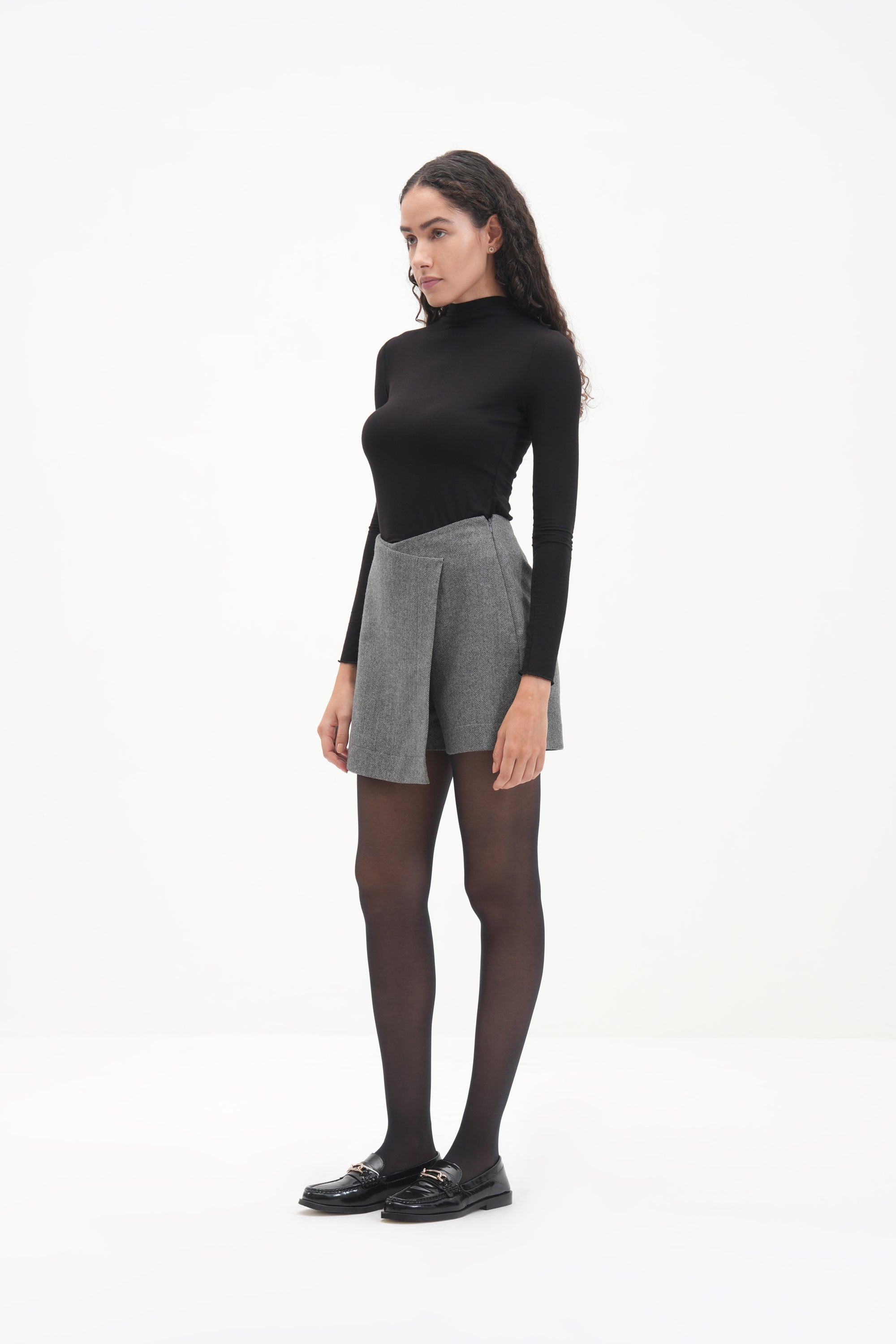 #Color_Grey Herringbone