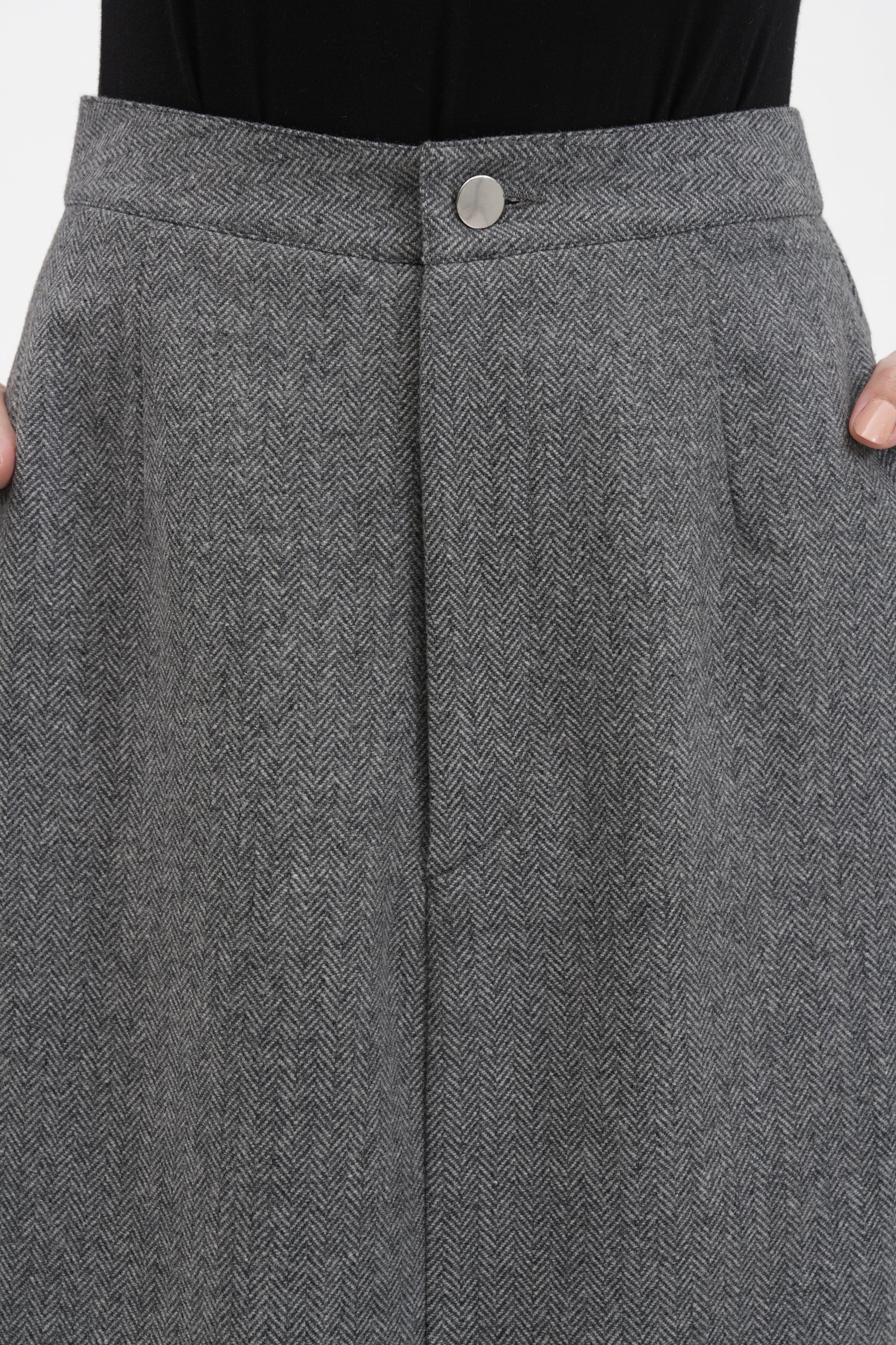 #Color_Grey Herringbone