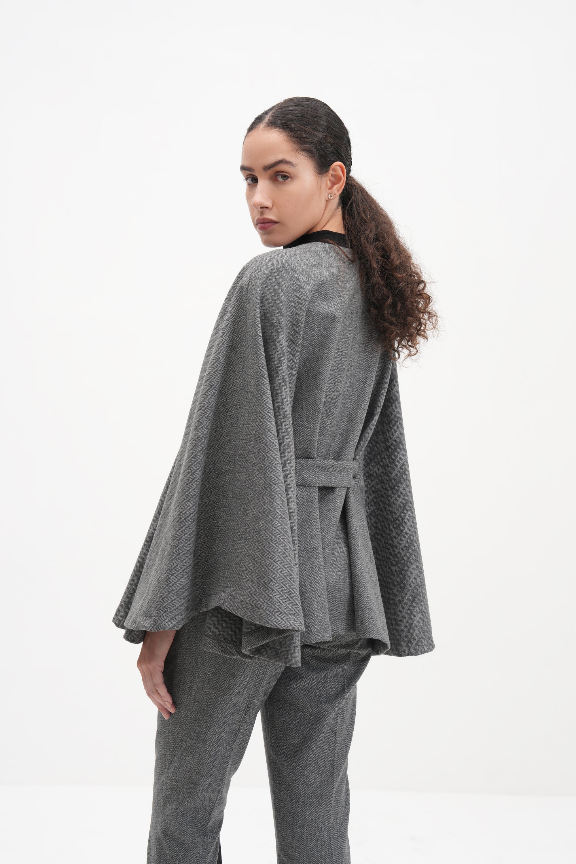 #Color_Grey Herringbone