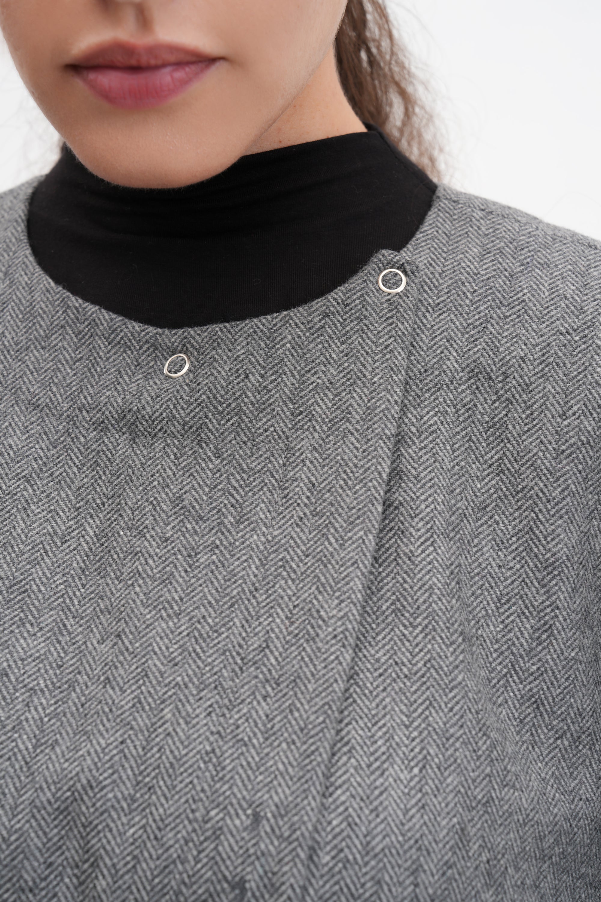 #Color_Grey Herringbone