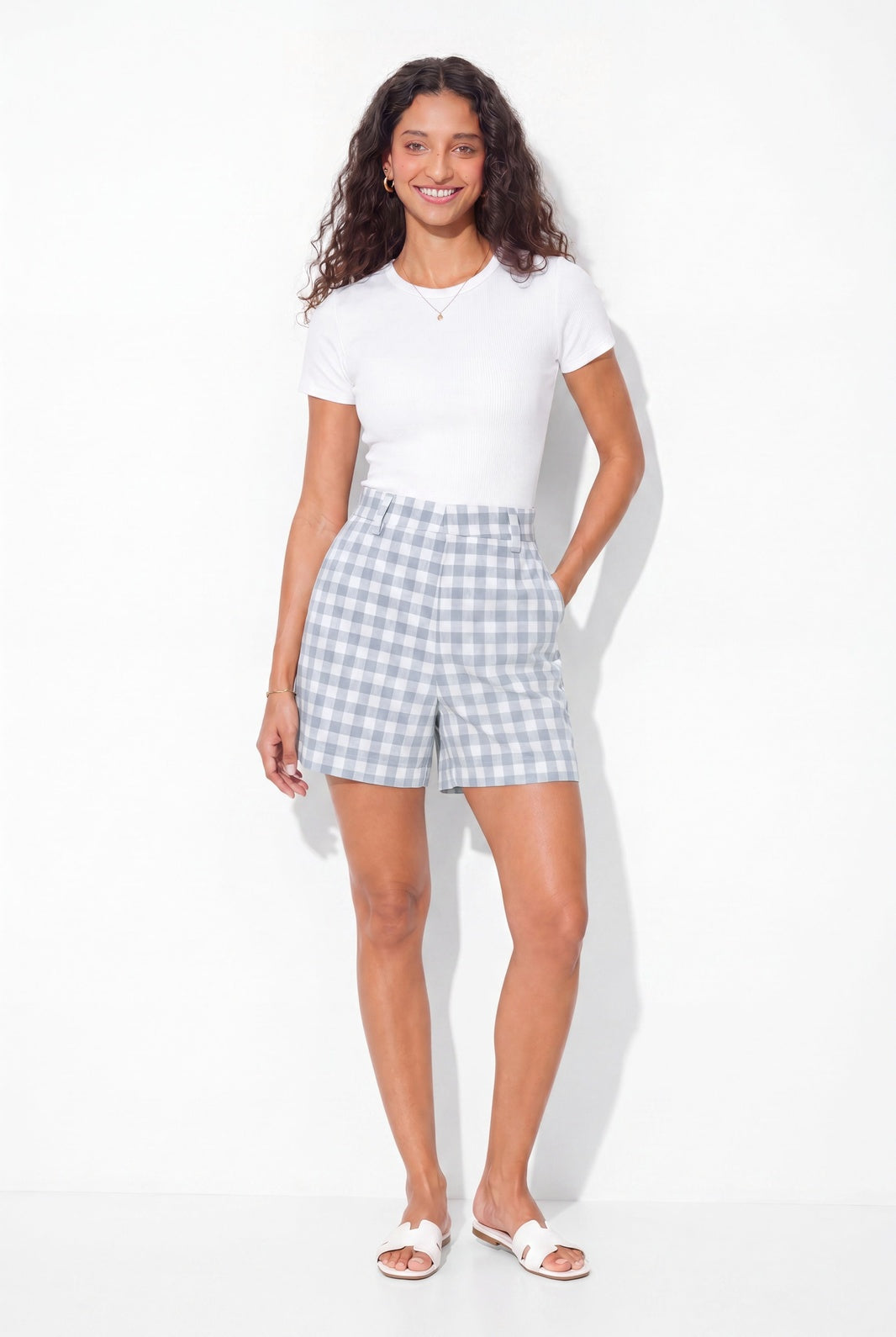 Ease Shorts - Blue Check
