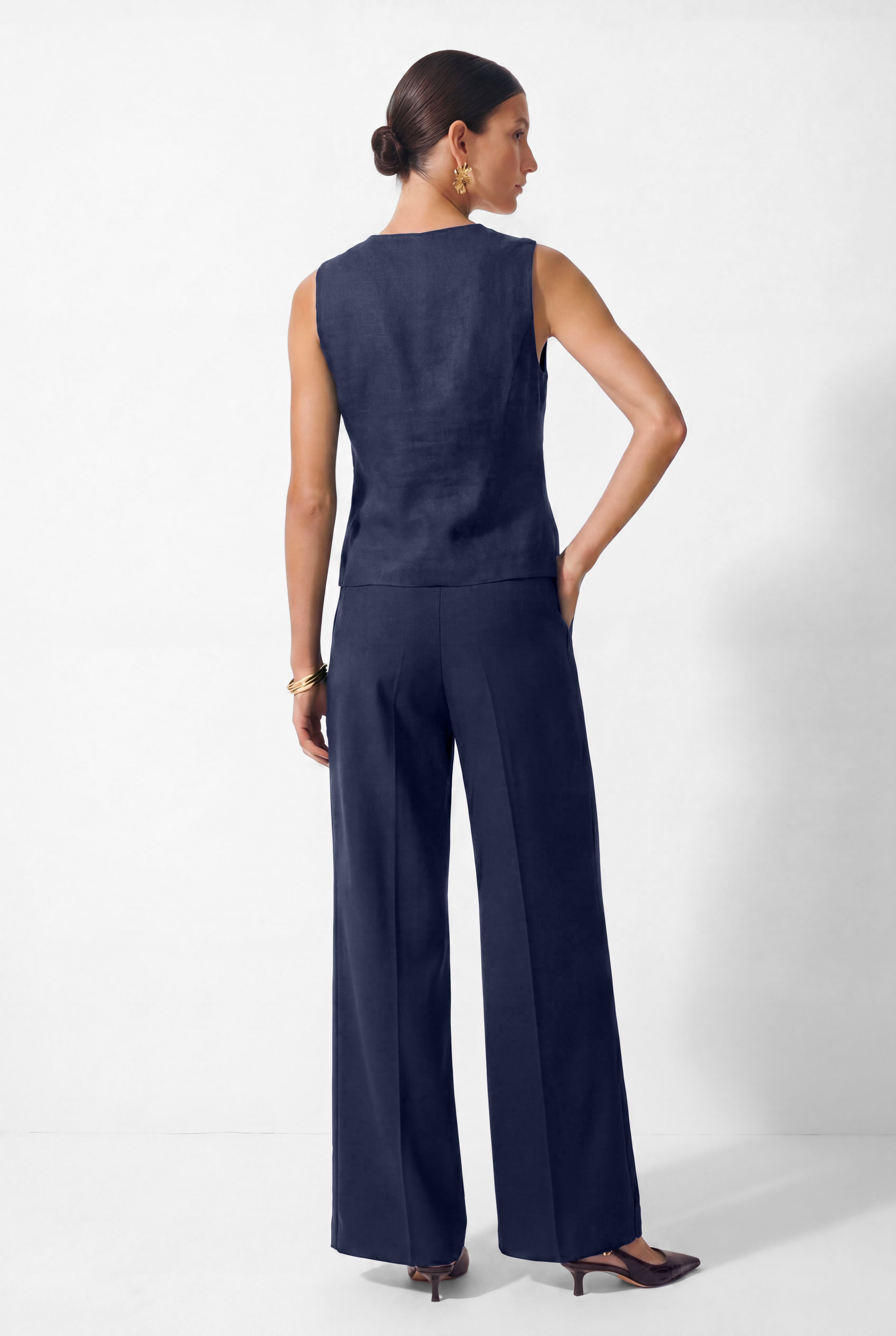 Cross Litsea Coord - Navy