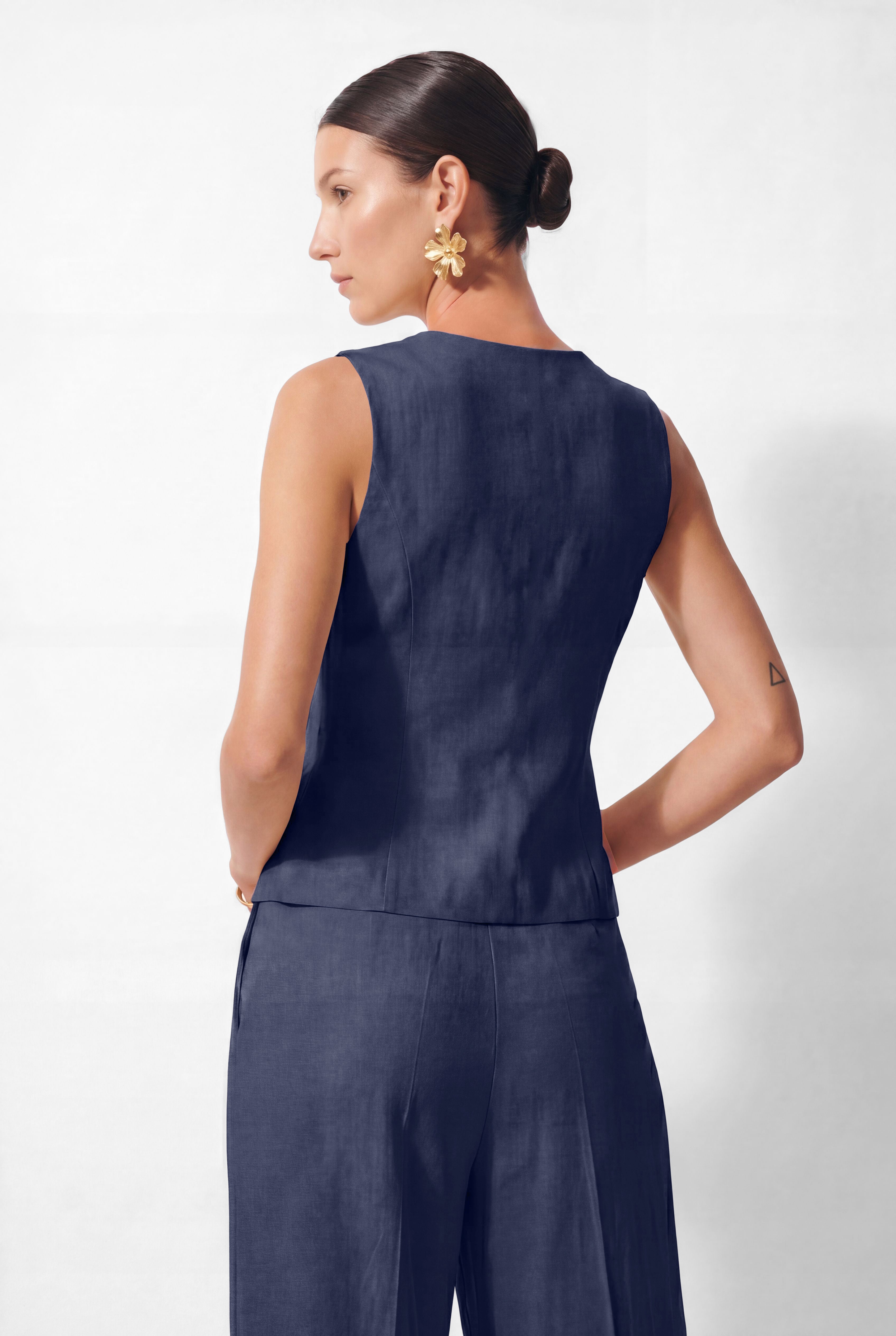 Cross Litsea Coord - Navy